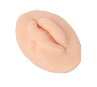 Zymoplas Nude Open Mouth Lips Practice Silicone Skin Double-sided Permanent Elastic Eyelash Training Makeup Beginner Artists