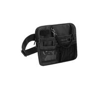 Zymoplas Nurse Waist Bag With Separated Storage And Organization Medical Professionals Tool Waist Pack For Medical Supplies Cloth, black