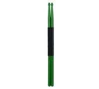Zymoplas Nylon Drumsticks Drum Stick with Strong Elasticity High Toughness Unbreakable Multicolor Anti-slip for Kids Adults, Dark Green