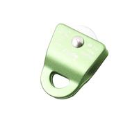 Zymoplas Outdoor Climbing Pulley Side Swing 20KN Ball Bearing Heavy Duty Hardware Downhill Pulleys Hauling Tool Accessories, Green