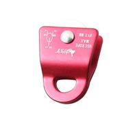 Zymoplas Outdoor Climbing Pulley Side Swing 20KN Ball Bearing Heavy Duty Hardware Downhill Pulleys Hauling Tool Accessories, Red