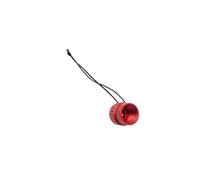 Zymoplas Outdoor Tank Valve Cover Threaded Dustproof Plug Cap Reliable, Red, Internal Thread Diameter 5/8