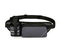 Zymoplas Oxford Hiking Holder Outdoor Oxford Cloth Stay Belt Water and Waist Hydration Solution Water Holder and Runners, Gray