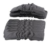 Zymoplas Pack of 10 Baby Cloth Diapers Reusable Newborn Nappies Inserts Comfortable Portable Travel Liners Overnight Nursing