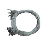 Zymoplas Pack of 10 Cycling Road Bike Shift Stainless Steel Brake Inner Wire Core Mountain Cable Bicycle Galvanization Folding, Type 1