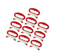 Zymoplas Pack of 10 D Shape Kite Spool Handles with 30meters of Strong Kite String Winder Tool Outdoor Flying