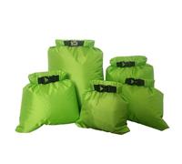 Zymoplas Pack of 5 Waterproof Dry Bag Boating Kayaking Sailing Fishing Sailing Canoeing Pack Portable Swimming Reusable Sack, Green