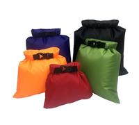 Zymoplas Pack of 5 Waterproof Dry Bag Boating Kayaking Sailing Fishing Sailing Canoeing Pack Portable Swimming Reusable Sack, Mixed Color