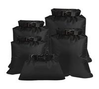 Zymoplas Pack of 5 Waterproof Dry Bag Boating Kayaking Sailing Fishing Sailing Canoeing Pack Portable Swimming Reusable Sack, Black