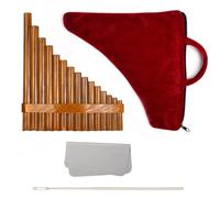 Zymoplas Pan Flute Musical Gear F-key Woodwind Professional Vintage Retro No Burrs Smooth Traditional Compact Size