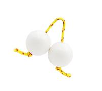 Zymoplas Percussion Fingertip Ball Drum Ball Kashaka Instrument Maracas Vibrant and Versatile Percussion Hand Musical, White