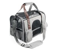 Zymoplas Pet Bag Carrier Mesh Breathable Handbag Detachable Padded Outdoor Travel Hiking Car Train Small Animal Carrying Tote