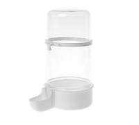 Zymoplas Pet Bird Supplies Dispenser Bottle Drinking Cup Easy-to And Clean Feeding Solution Plastic Bird Water Drinker Feeder, transparent