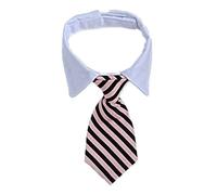 Zymoplas Pet Bow Ties Pets Tuxedo Costume Dressing-up Formal Adorable Photo-taking Hook and Loop Fasteners for Dogs and Cats, Type 7, S