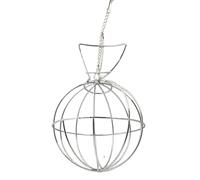 Zymoplas Pet Grasses Feeding Ball Portable Hanging Replacement Anti-corrosive Electroplated Household Food Snack Feeder Toy