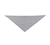 Zymoplas Pet Slobber Scarf 4 Season Soft Cotton Warm Keeping Cute Adjustable Triangular Towel Decoration for 25-45cm Neck, Grey