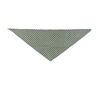 Zymoplas Pet Slobber Scarf 4 Season Soft Cotton Warm Keeping Cute Adjustable Triangular Towel Decoration for 25-45cm Neck, Green