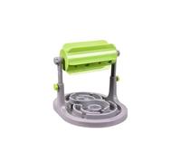 Zymoplas Pet Slow Feeder Toys Reusable Food Feeding Bowl Household Roller Dispensing Diet Height Adjustable Washable Feed Dish