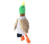 Zymoplas Pet Sound Toy Stuffed Plush Cleaning Chewing Interactive Funny Training 30cm Squeaky Toys Entertainment Supplies