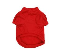 Zymoplas Pets Clothes Pet Coats Cotton Easeful Dog Jacket Multi-color Funny Eye-catching Dogs Shirts Letters Doggie Vest, Red, S