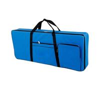 Zymoplas Piano Case Electronic Organ Keyboard Bag Cover Anti-Shock Waterproof Storage Sleeve Backpack with Handle Large Capacity, Blue