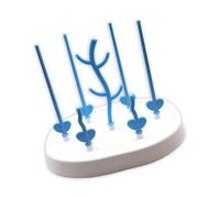 Zymoplas Plastic Baby Bottle Rack Tree-Shaped Drying Shelf Stable Fast Washable Feeding Bottle Holder Cup Drying Rack Kitchen
