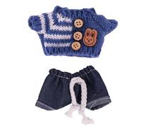 Zymoplas Polyester Clothing Costume Set And Jeans And Cute Doll Photo Accessories Props Accessories Mini Sweaters Jeans , XM2109
