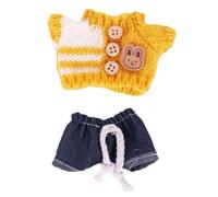 Zymoplas Polyester Clothing Costume Set And Jeans And Cute Doll Photo Accessories Props Accessories Mini Sweaters Jeans , XM2107