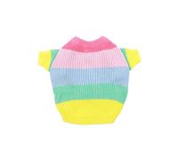 Zymoplas Polyester Pet Winter Sweater Portable Colorful Flexible Knitted Replacement Thermal Warm Keeping Breathable Pets Coat, M