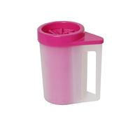 Zymoplas Portable And Practical Dog Paw Cleaner For Easy Cleaning PP Portable Dog Paw Cleaner Pet Foot Pet, Pink M