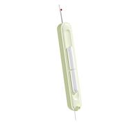 Zymoplas Portable Dual Needle and Thread Set for Quick Fixes ABS Dual- Hand Sewing Multifunctional Household Sewing Tool Threader, Green