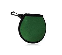 Zymoplas Portable Golf Ball Cleaning Bag Anti-Static Waterproof Washable Balls Pouch Multi-Color Pocket Outdoor Exercise, Green