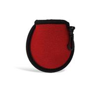 Zymoplas Portable Golf Ball Cleaning Bag Anti-Static Waterproof Washable Balls Pouch Multi-Color Pocket Outdoor Exercise, Red