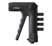 Zymoplas Portable Grip Strength Tester With Count Function For On Go Exercising Adjustable Resistance Adjustable Resistance, black, 3