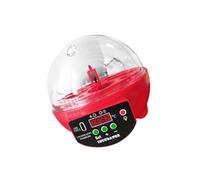 Zymoplas Portable USB 6 Eggs Incubator Automatic Egg Turner for Hatching Birds and Goose Eggs, Red Automatic