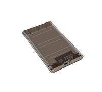 Zymoplas Practical Hard Drive Housing Super Speed Wear-resistant Plastic Hard Disk Enclosure Case Transparent HDD/SSD Case PC