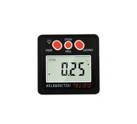Zymoplas Precise Digital Inclinometer Protractor LCD Display Level Angle Finders Measurement Tester Electronic Measuring Tool, White Light