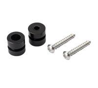 Zymoplas Premium Buckle Base Guitar Non-slip Strap Lock Buttons Reliable and Long-lasting, Black