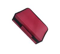 Zymoplas Premium CD DVD Case Holder Organizer Game Disc Wallet Holder DVD Storage Bag Durable and Stylish Portable 128, Red