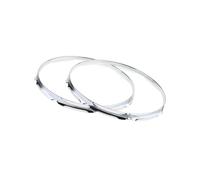 Zymoplas Premium drum hoop ring rim for percussion instruments ensures optimal sound, 1.5mm, 14 inch 8 holes