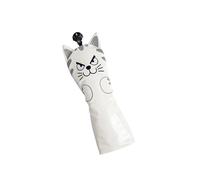 Zymoplas Premium Golf Head Covers Mallet Putter Pros Outdoor Training Equipment 3 Fairwaywood, White, 5 Wood Cue