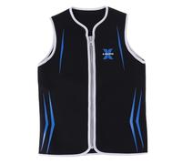 Zymoplas Premium Neoprene Wetsuit Vest for Men Front Zipper Surfing, Black, L