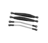 Zymoplas Premium Rear Lower Trailing Arm Steering Link Set for Axial RR10 90048, Black