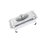 Zymoplas Premium Stainless Steel Chafing Dish with Cover Stylish Serving Tray Holder for Parties StyleA