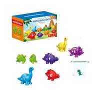 Zymoplas Preschool Education Toy Learn ABC Letters With Dinosaurs ABS ABC Letter Pairing For Preschool Gift For Children, number