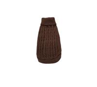 Zymoplas Puppies Shirt Apparel Small Sweet Gift Breathable Puppies Clothing Puppy Vest Elastic Thicken Warmth Dogs Sweater, Coffee, XL