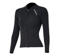 Zymoplas Quick-Dry Jacket for Men and Women for Swimming Surfing and Snorkeling diving Wetsuit, Black, Women S