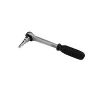 Zymoplas Ratchet Handle 21mm Multiused Carbon Steel Radiator Spanner Rustproof Ratcheting Wrench Home Nipples Tank Repairing