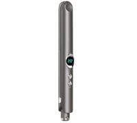 Zymoplas Rechargeable Cordless Travel Flat Iron Negative Ion Small Dormitory Straightening Plate Clamp Mini Ceramic Hair, Grey, Wireless Charging