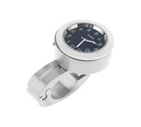 Zymoplas Refit Waterproof Clock For Motorbike Glow In Dark Durable And Easy To Install Grow In Dark Clock Metal, Silver